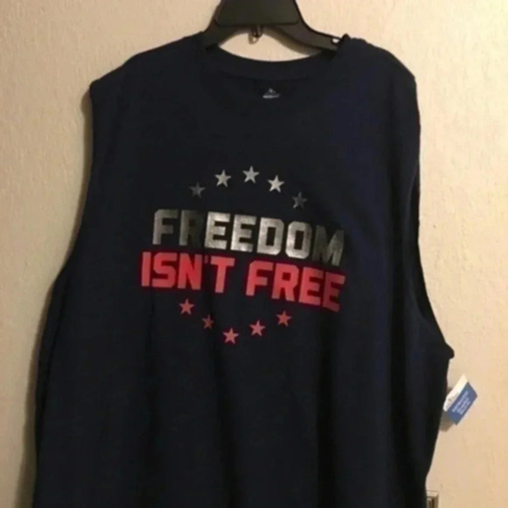 COPY - Celebrate patriotic muscle shirt XL…